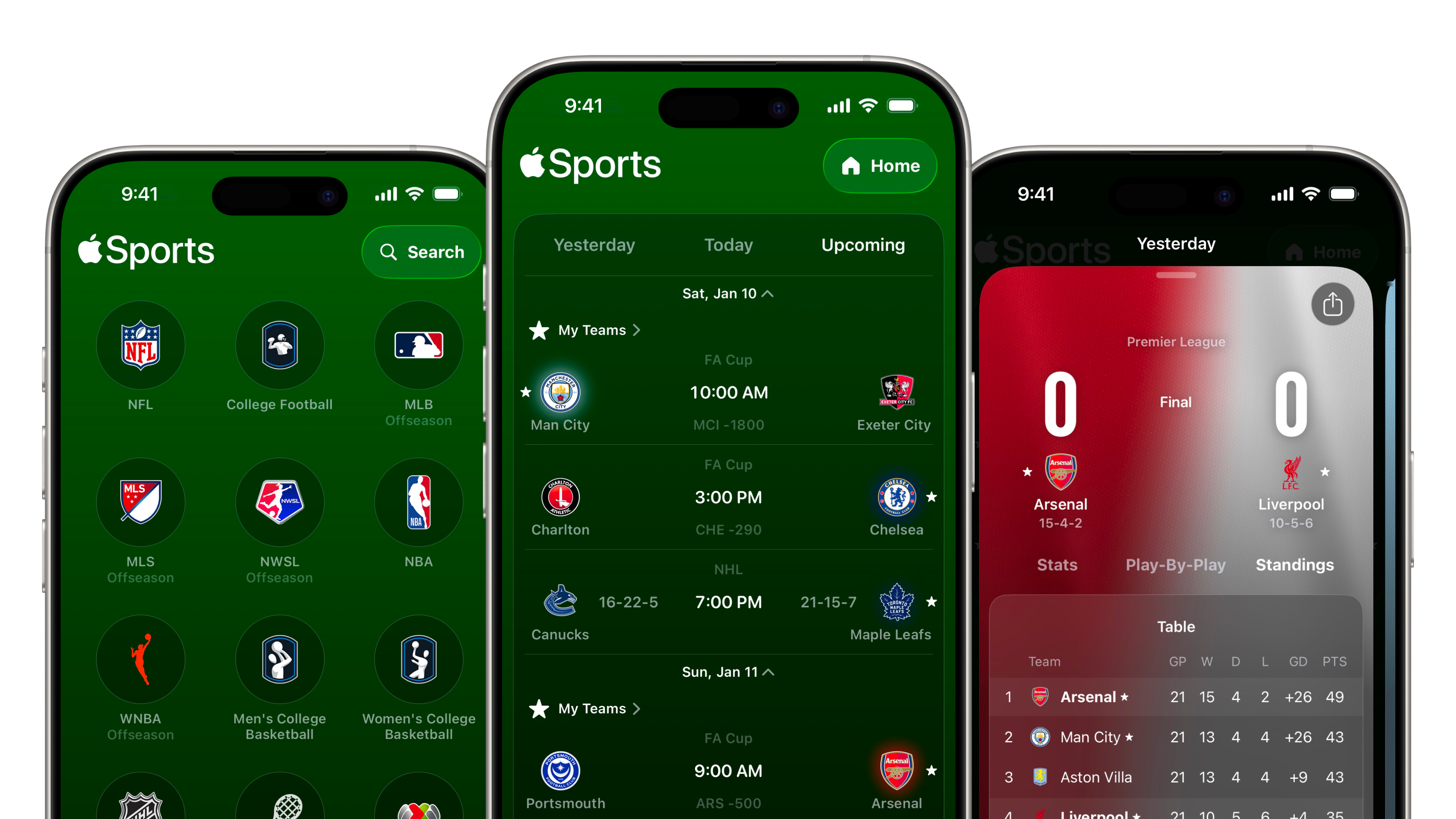 Apple Sports screenshot